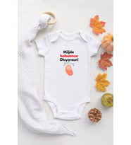 Özel Tasarım Lisanslı Müjde Babaanne Oluyorsun Bebek Body Beyaz Bebek Badi Zıbın Çıtçıtlı Body