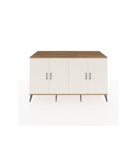 Kronos Konsol 4 Raflı 4 Kapaklı 176x59x99 Çam-Aytaşı