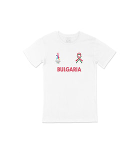 Paris 2024 Yaz Olimpiyatları Bulgaristan Beyaz Tişört
