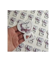 20adet Kalp Desenli Açacak Kişiye Özel Söz Nişan Bebek Hediyelik Dağıtmalık Magnet