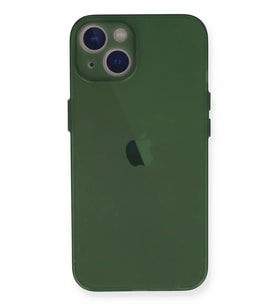 iPhone 14 Plus Kılıf PP Ultra İnce Kapak - Yeşil