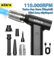 EZERE J02 Çift fonksiyonlu mini Araç süpürgesi &amp; Turbo Fan Hava üfleyici-(5 - HPSBYI6828-4