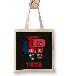 Bts Among Us Bt21 Tata Bez Çanta Uzun Saplı