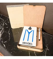 IYI Ahşap Kutulu Defter Kalem Set