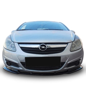 Opel Corsa D Ön Lip Plastik Parlak Siyah