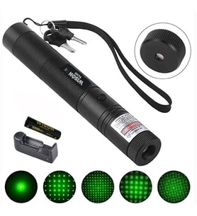 Wison Ws-503 100Mw Desen Başlıklı Şarjlı Yeşil Pointer