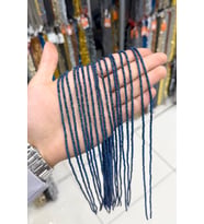Hematit Taşı Rondela Kesim Parlak Mavi 2x1mm Doğal Taş Dizi