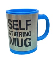 Kendi Karıştıran Mikser Bardak Self Stırrıng Mug Mavi Renk