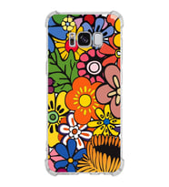 PrintiFy Samsung Galaxy S8 Uyumlu Retro Color 2 Baskılı Şeffaf Köşe Korumalı Antişok Kılıf