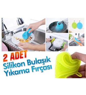 Better Sponge Bulaşık Mutfak Silikon Temizlik Bezi Sünger Fırça (Karışık)