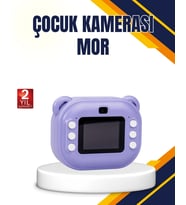 18 Efektli Şipşak Kamera – Oyunlu, Müzik Çalarlı ve Anında Baskı Özellikli