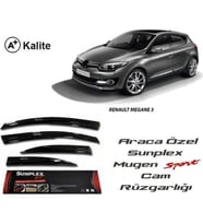 Renault Megane 3 Cam Rüzgarlığı Mugen Tip Sunplex 2009-2015