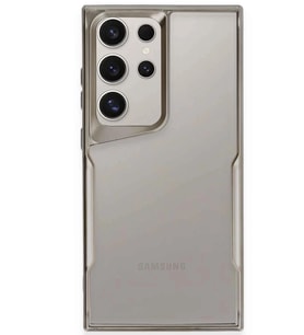Galaxy S24 Ultra Kılıf Boyi Silikon Kapak - Titan Gri