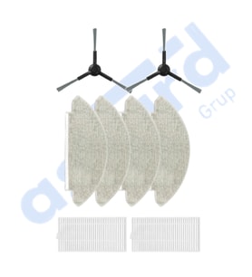 VİOMİ V5 – V5 PRO – ALPHA 2 PRO Uyumlu 2 Yan Fırça 2 Filtre 4 Mop PKT-iasgf0001032