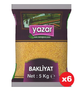 Yazar Pilavlık Bulgur 5 Kg x 6 Paket