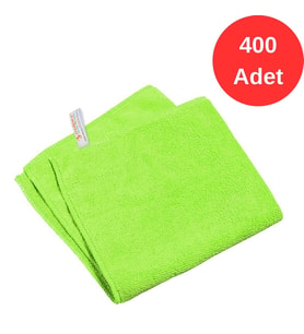 Mulpex Mikrofiber Genel Temizlik Bezi Yeşil 40X40 cm. - 400 Adet