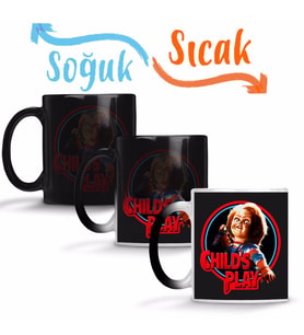 Childs Play Chucky Sihirli Kupa Bardak Porselen