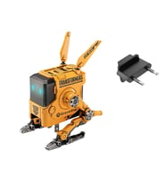 GravaStar Alpha65 Robot Figürlü 65W Hızlı Şarj Adaptörü, War Damaged Yellow