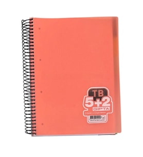 GIPTA TB A4 SPİRALLİ SEPERATÖRLÜ 5+2 PP KAPAK 280 YP DEFTER 2203