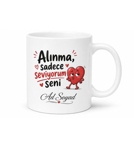 Sürekli Alınganlık Yapanlara Esprili Gönül Alma Çay Kupası Hediye Bardak