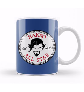 Hanzo Overwatch All Star Converse Kupa Bardak Porselen