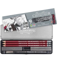 Cretacolor Graphite Pocket Set 9 Parça Çizim Seti Metal Kutu (160 29) 