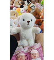 Oyuncak Peluş Sevimli Kar Beyaz Ayıcık 22 cm