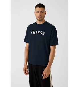 Guess Chris Erkek Aktif Oversize Fit T-Shirt