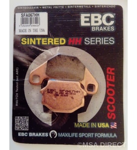Ebc Sfa067Hh 2014-2024 Peugeot Django 125 Uyumlu Arka Fren Balatası Sinterli Bal