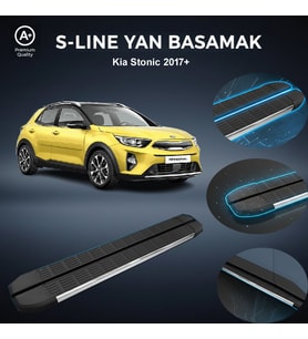 Kia Stonic S-Line Premium Krom Yan Basamak 2017 Sonrası