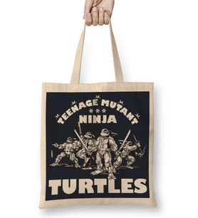 Ninja Turtes Old School Turtles Bez Çanta Uzun Saplı