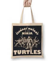 Ninja Turtes Old School Turtles Bez Çanta Uzun Saplı