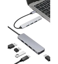 Macbook Pro/air Uyumlu USB Type-C 8 In 1 Hub Dönüştürücü Çevirici Çoklayıcı USB Hdmı Micro Sd 8 Giri