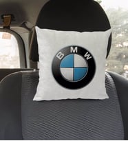 BK Gift Bmw Tasarımlı Kare Araç Koltuk Yastığı-1