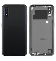 Samsung Galaxy A01 - SM-A015 FULL Kasa Arka Kapak Takım SİYAH