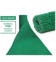 120X500CM YEŞİL KIVIRCIK PASPAS-HALI KAYMAZ YOLLUK LİDYA 14MM