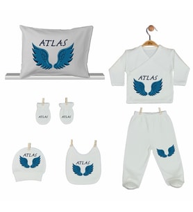 Pia Baby Gl 2204 İsme Özel Yastık Zıbın Set