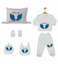 Pia Baby Gl 2204 İsme Özel Yastık Zıbın Set