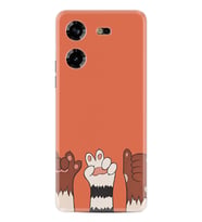 Tecno Pova 5 Kılıf Resimli Desenli Silikon Platinium Series Three Hand 1818