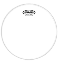 Evans TT08RGL Resonant Glass 8 İnç Tom Alt Derisi (Profesyonel) Şeffaf Tek Katmanlı Yapı, Parlak ve Açık Resonans Karakteri, Maksimum Sustain ve Berrak Ses Sinyali