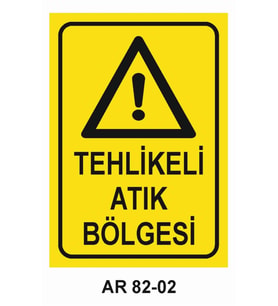 İŞ GÜVENLİĞİ UYARI LEVHASI 1 ADET PVC 21 X 29CM