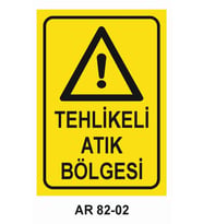İŞ GÜVENLİĞİ UYARI LEVHASI 1 ADET PVC 21 X 29CM