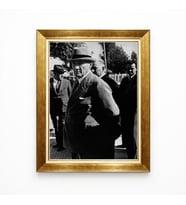 Tablore Atatürk Fötr Şapkalı Lider Portresi Kanvas Tablo