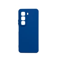 İnfinix Hot 50 4G Kılıf Biye Yumuşak Silikon Case (Mavi)