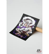 One Piece Luffy Gear 5 Poster, Çerçevesiz Yüksek Kalite Duvar Afişi - Anime Severlere