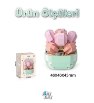 Panlos Micro Block Serisi 1246 Çiçek Buketi 342 Parça Oyuncak Yapım Seti FFP-1246