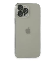 Mey İthalat® iPhone 13 Pro Max Kılıf Luko Lens Silikon - Yeşil