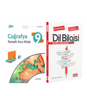 Palme 9.Sınıf Coğrafya ve AKM Dil Bilgisi Soru Bankası Seti 2 Kitap