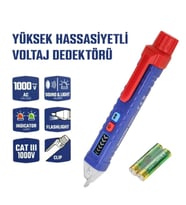 WORKPRO WP295004 12-1000 Volt AC Yüksek Hassasiyetli Profesyonel Voltaj Dedektörü