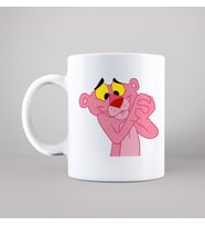 Pembe Panter Tasarımlı Kupa